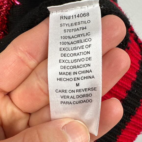 Style&Co "Not Another Ugly Sweater" Christmas Garland Sequin Sweater - Picture 8 of 10